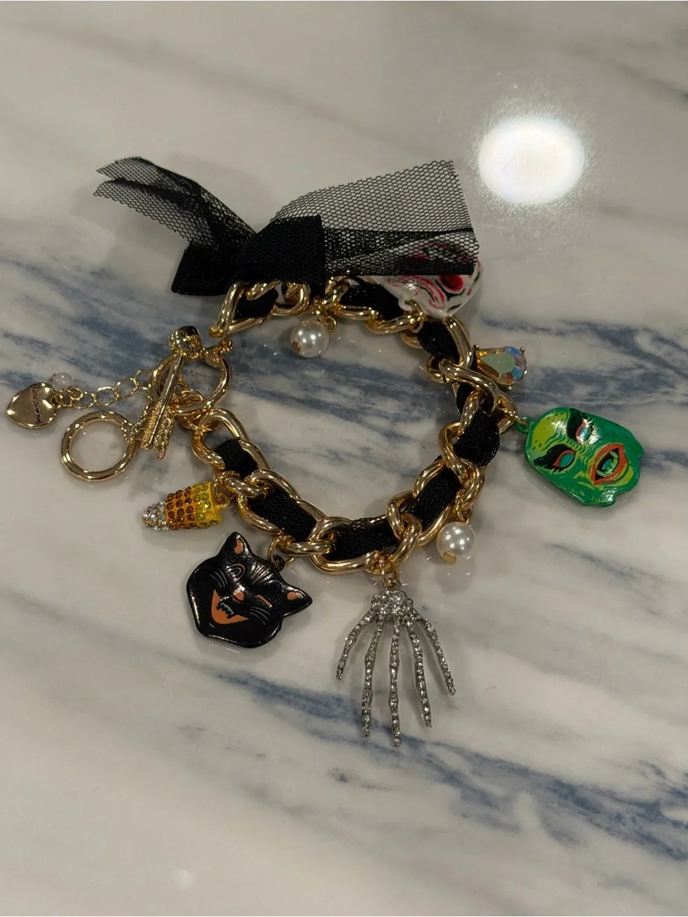 Betsey Johnson Halloween Charm Bracelet